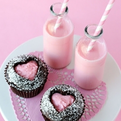 Love Heart Cupcakes