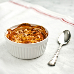 Cheesy Baked Tomato and Bread Soup