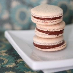 Hazelnut Nutella Macarons