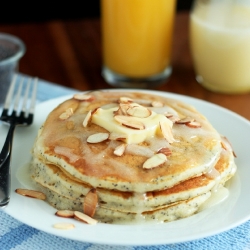 Almond Poppy Seed Pancakes