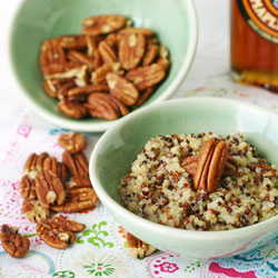 Maple Pecan Coconut Quinoa