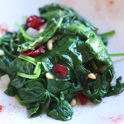 Wilted Spinach Salad