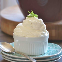 Honey Lime Whipped Cream