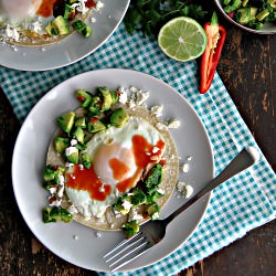 Breakfast Tacos with Avocado Salsa