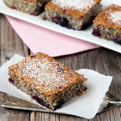 Cherry Poppy Seed Cake