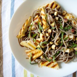 Grilled Tofu w/ Soba Noodles