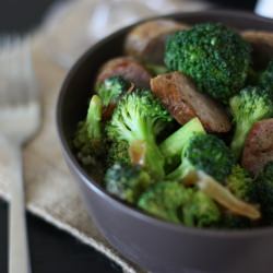 Broccoli and Bratwurst