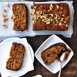 Grain Free Apple Walnut Bread