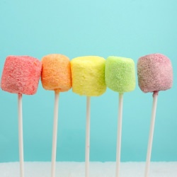 Skittles Marshmallow Pops