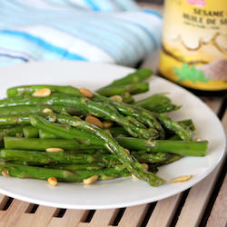 Asparagus with Pine Nuts