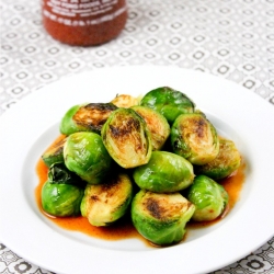 Spicy Honey Lime Brussels Sprouts