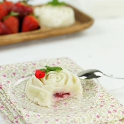 Strawberry Panna Cotta