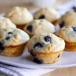 White Chocolate Blueberry Muffins