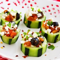 Mediterranean Cucumber Cups