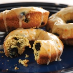 Baked Blueberry Donuts