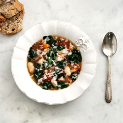 Kale, Mushroom & White Bean Stew