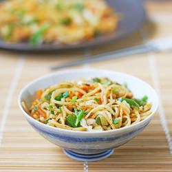 Vegetable Hakka Noodles