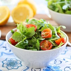 Arugula, Parmigiano, & Tomato Salad