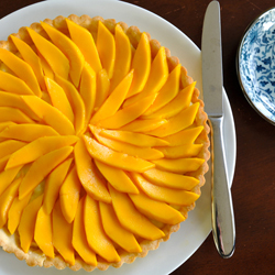 Mango Coconut Fruit Tart