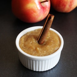 Oatmeal w/ Cinnamon Applesauce