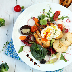 Spring Salad w/ Egg