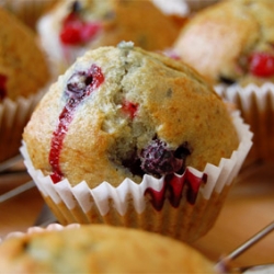 Lemon and Berries Muffins