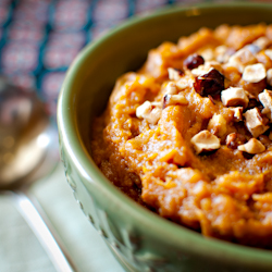 Root Beer Braised Sweet Potato Mash