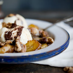 Caramelized Banana Splits