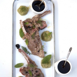 Liquorice Lamb with Aromatic Herbs