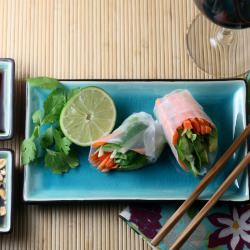 Fresh Spring Rolls and Wine Pairing