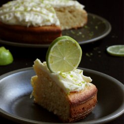 Coconut Lime Cake & Rum Frosting