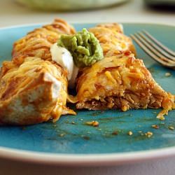 BBQ Chicken Enchiladas