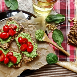 Artichoke Spinach Pesto