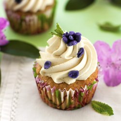 Vegan Rhubarb Cupcakes