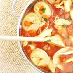 Cheese Tortellini Soup