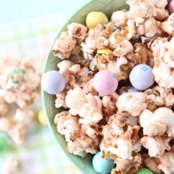 Salted Caramel Easter Popcorn