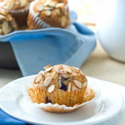 Gluten Free Almond Cherry Muffins