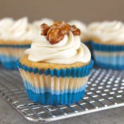 Vanilla Cupcakes with Maple