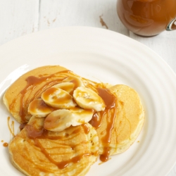 Toffee Pancakes with Banana