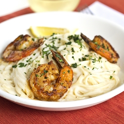 Linguini in Parmesan Almond Cream