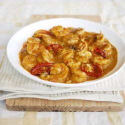 Prawn Curry with Roasted Tomatoes