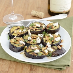 Eggplant & Goat Cheese Salad