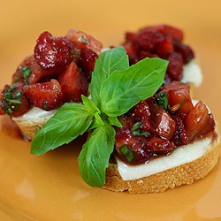 Strawberry Bruschetta