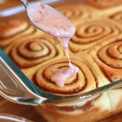 PB&J Cinnamon Rolls