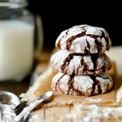 Chocolate Crinkle Cookies