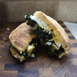 Spring Green Breakfast Sandwich