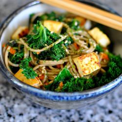 Soba Noodles with Kale