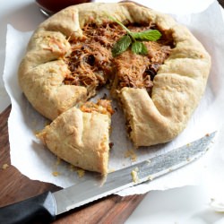 Mushroom and Onion Galette