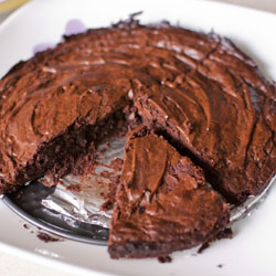 Double Chocolate Chip Fudgy Brownie