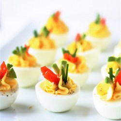 Cream Cheese Deviled Eggs